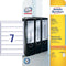 Ordnerrugetiket Avery 192x38mm wit 25 vel 7 etiketten per vel