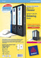 Ordnerrugetiket Avery 192x62mm wit 25 vel 4 etiketten per vel
