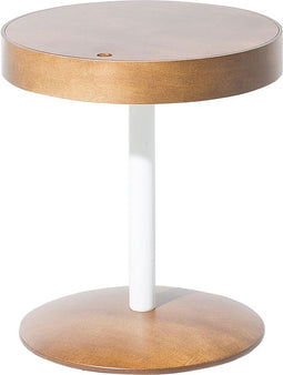 OREGON - Bijzettafel - Donkere houtkleur - MDF