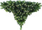 Oregon Plafond Kunstkerstboom LED Groen/Zilver - 120 cm