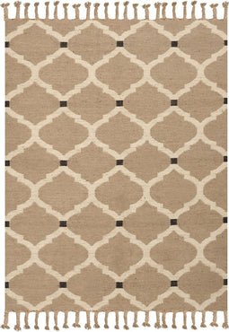ORENCIK - Laagpolig vloerkleed - Beige - 160 x 230 cm - Jute