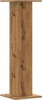 vidaXL - Speakerstandaards - 2 - st - 30x30x95 - cm - hout - artisanaal - eikenkleurig