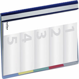 Organisatiemap Durable Divisoflex A4 blauw | 5 stuks