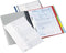 Organisatiemap Durable Divisoflex A4 blauw | 5 stuks