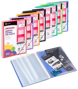 Organiser Map Carchivo Archivex-Star Transparant A4 Spiraal