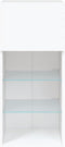 vidaXL - Tv-meubel - met - LED-verlichting - 40,5x30x90 - cm - wit