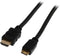 High Speed HDMI-Kabel met Ethernet - HDMI Connector - HDMI Mini-Connector - 4K@30Hz - 10.2 Gbps - 5.00 m - Rond - PVC - Zwart - Envelop