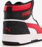 PUMA Rebound JOY - Hoge sneakers - SoftFoam+ inlegzool - White/ForAllTimeRed/Black - Maat 45