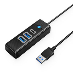 ORICO HUB USB-A, 2x USB-A (2x3.1), USB-C, 5 GBPS, PWC2U-U3-015-BK-EP