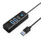 ORICO HUB USB-A, 2x USB-A (2x3.1), USB-C, 5 GBPS, PWC2U-U3-015-BK-EP