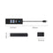 ORICO HUB USB-A, 2x USB-A (2x3.1), USB-C, 5 GBPS, PWC2U-U3-015-BK-EP