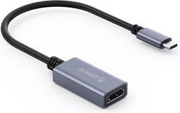 ORICO USB-C naar HDMI adapter - 4K @ 60Hz - Aluminium - Grijs