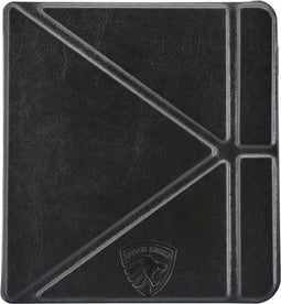 Origami Hoesje Geschikt voor Kobo Libra 2 - Hoes ZONDER SLAAP FUNCTIE Beschermhoes Cover - Zwart * - ereader hoesje - cover