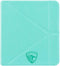 Origami Sleepcover Geschikt voor Kobo Libra 2 Hoes Cover Mint Groen * - ereader hoesje - cover