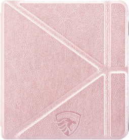Origami Sleepcover Geschikt voor Kobo Libra 2 Hoes Cover Roze Goud * - ereader hoesje - cover