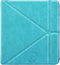 Origami Sleepcover Geschikt voor Kobo Libra 2 Hoes Cover Turquoise * - ereader hoesje - cover