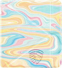 Origami Sleepcover Geschikt voor Kobo Libra H2O Hoes Abstract Turquoise * - ereader hoesje - cover