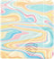 Origami Sleepcover Geschikt voor Kobo Libra H2O Hoes Abstract Turquoise * - ereader hoesje - cover