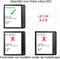 Origami Sleepcover Geschikt voor Kobo Libra H2O Hoesje Cognac Bruin * - ereader hoesje - cover