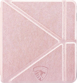 Origami Sleepcover Geschikt voor Kobo Libra H2O Hoesje Roze Goud * - ereader hoesje - cover