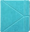 Origami Sleepcover Geschikt voor Kobo Libra H2O Hoesje Turquoise * - ereader hoesje - cover