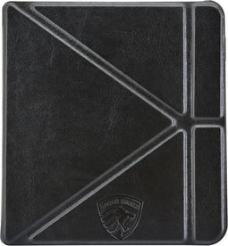 Origami Sleepcover Geschikt voor Kobo Libra H2O Hoesje Zwart * - ereader hoesje - cover