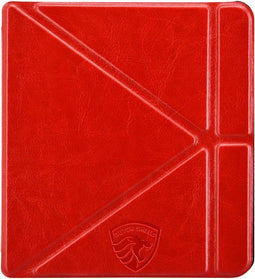 Origami Sleepcover Geschikt voor Kobo Sage Hoes Rood * - ereader hoesje - cover