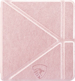 Origami Sleepcover Geschikt voor Kobo Sage Hoes Roze Goud * - ereader hoesje - cover