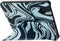 Origami Sleepcover Geschikt voor Tolino Shine 4 Hoes Abstract Petroleum Kleuren