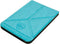 Origami Sleepcover Geschikt voor Tolino Shine 4 Hoes Turquoise