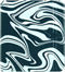 Origami Sleepcover Geschikt voor Tolino Vision 6 Hoes Cover Abstract Petroleum kleuren *