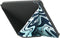 Origami Sleepcover Geschikt voor Tolino Vision 6 Hoes Cover Abstract Petroleum kleuren *