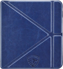 Origami Sleepcover Geschikt voor Tolino Vision 6 Hoes Cover Marine Blauw *