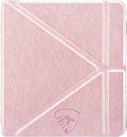 Origami Sleepcover Geschikt voor Tolino Vision 6 Hoes Cover Roze Goud *
