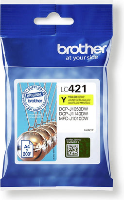 Original Ink Cartridge Brother LC-421Y Yellow
