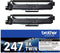 Original Ink Cartridge Brother TN-247BKTWIN Black