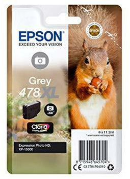 Original Ink Cartridge Epson C13T04F64010 Grey