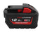 Original tool battery LiIon 18V 12.0Ah suitable for Milwaukee M18-28 CPDEX