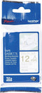 Originele Brother TZe-R234 lintcassette - goud op wit, 12 mm breed