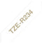 Originele Brother TZe-R234 lintcassette - goud op wit, 12 mm breed