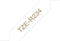 Originele Brother TZe-R234 lintcassette - goud op wit, 12 mm breed