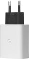 Originele Google 30W USB-C PD Adapter met USB-C Kabel 1 Meter Wit