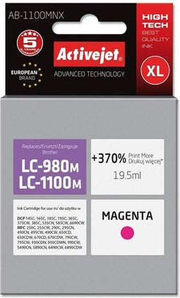 Originele inkt cartridge Activejet AB-1100MNX Magenta