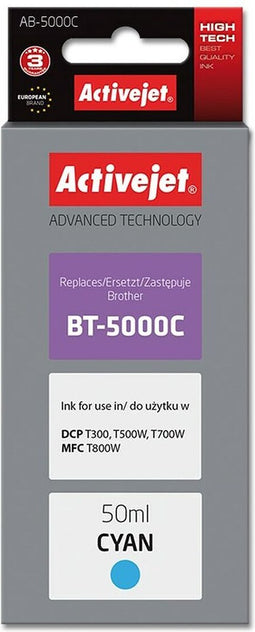 Originele inkt cartridge Activejet AB-5000C Cyaan