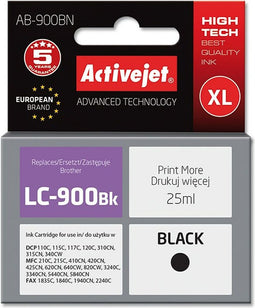 Originele inkt cartridge Activejet AB-900BN Zwart