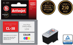 Originele inkt cartridge Activejet AC-38R Cyaan/Magenta/Geel