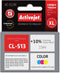 Originele inkt cartridge Activejet AC-513R Cyaan/Magenta/Geel