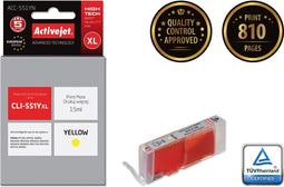 Originele inkt cartridge Activejet ACC-551YN Geel