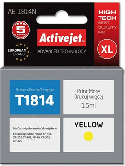 Originele inkt cartridge Activejet AE-1814N Geel