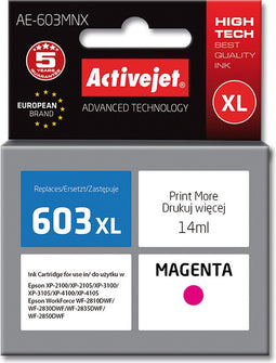 Originele inkt cartridge Activejet AE-603MNX Magenta